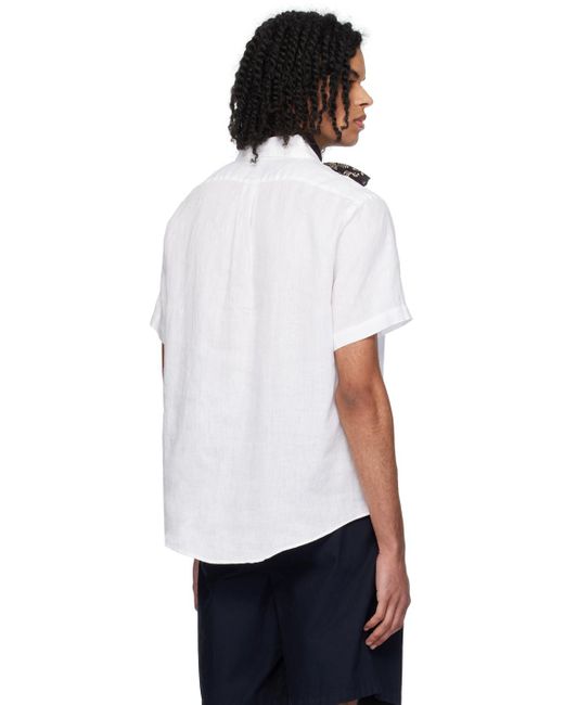 Polo Ralph Lauren White Classic Fit Shirt for men