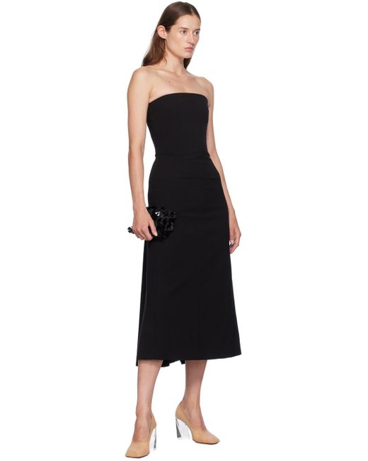 16Arlington Black Noctula Midi Dress