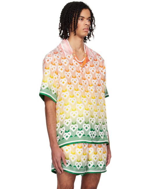 Casablancabrand Multicolor Printed Shirt for men