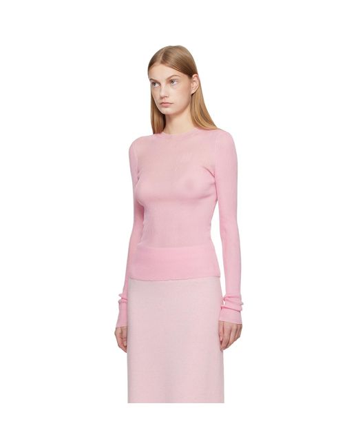 Khaite Pink Mosi Sweater