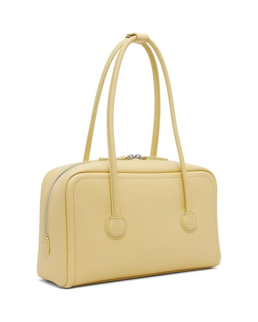 MARGE SHERWOOD Yellow Soft Boston Small Bag