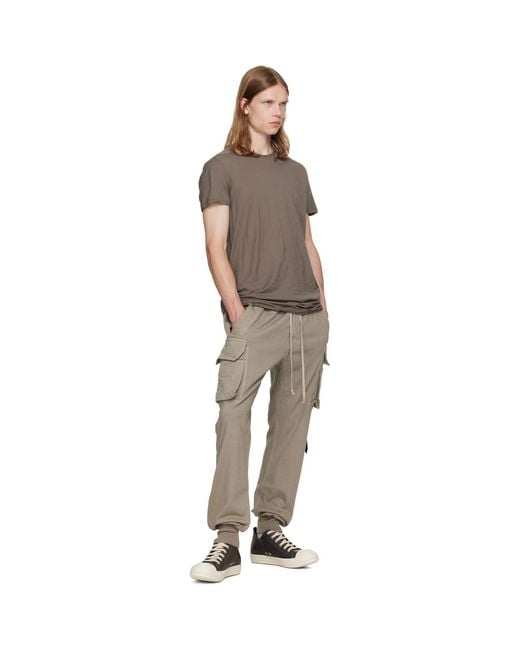 Rick Owens Natural Taupe Tower Mastodon Cut Sweatpants for men