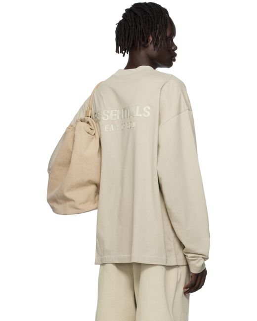 Fear Of God Natural Taupe Classic Fit Long Sleeve T-Shirt for men