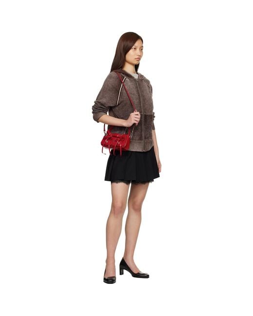 Acne Red Multipocket Micro Bag