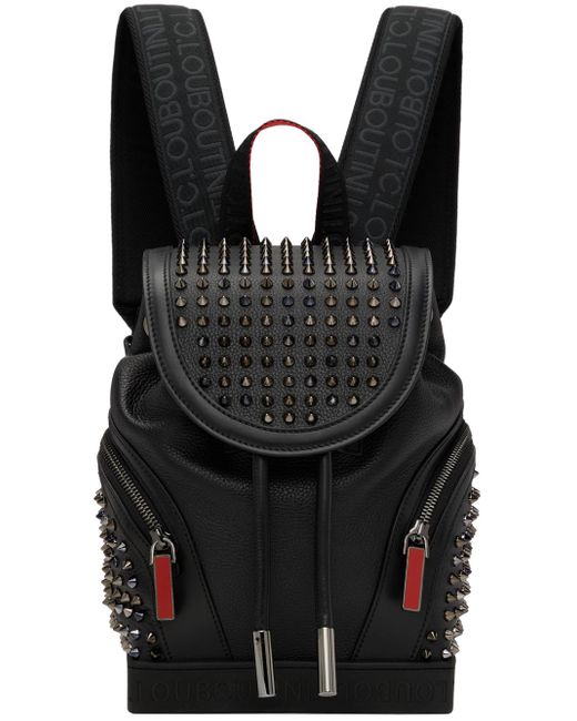 Christian Louboutin Small Explorafunk Backpack in Black for Men | Lyst