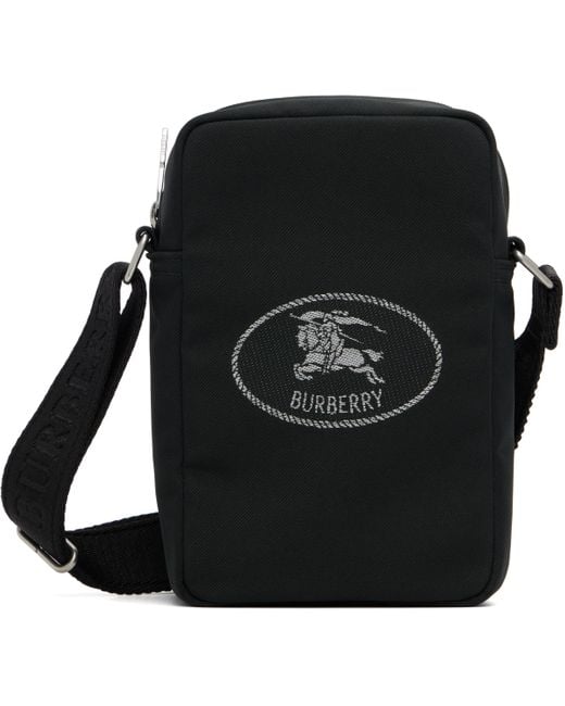 Burberry Black Orkney Phone Bag for men