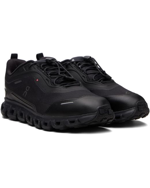 On Shoes Black Cloud 6 Geo Waterproof Sneakers for men