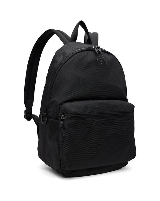 HUGO Black Ripstop Backpack for men