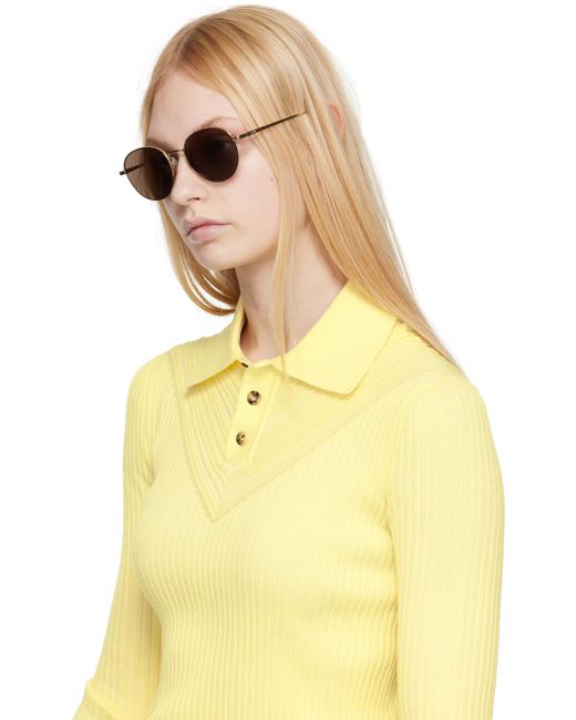 Fendi Black Gold ' Travel' Sunglasses