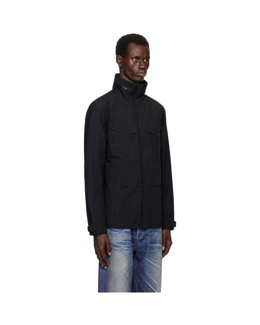 Veilance Black Field Jacket for men