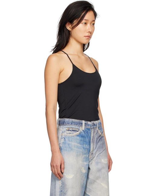 Our Legacy Black Slender Tank Top