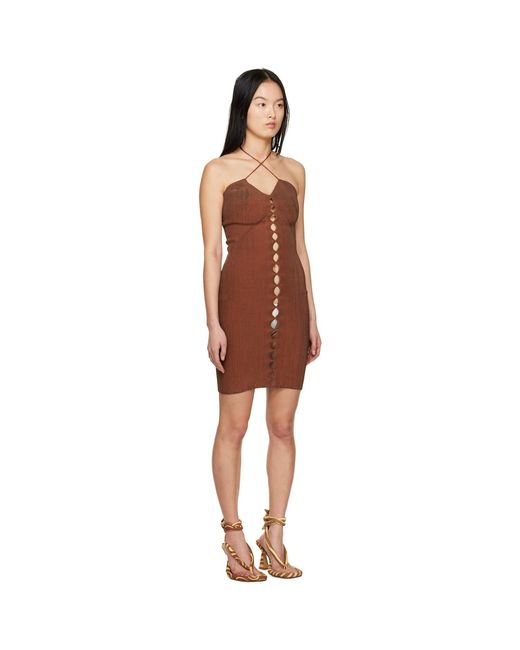 Isa Boulder Black Ssense Exclusive Minidress