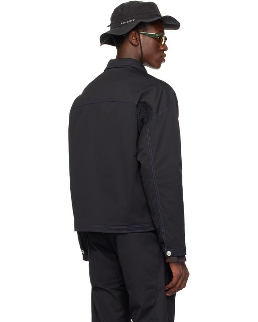 AFFXWRKS Black Boxed Jacket for men