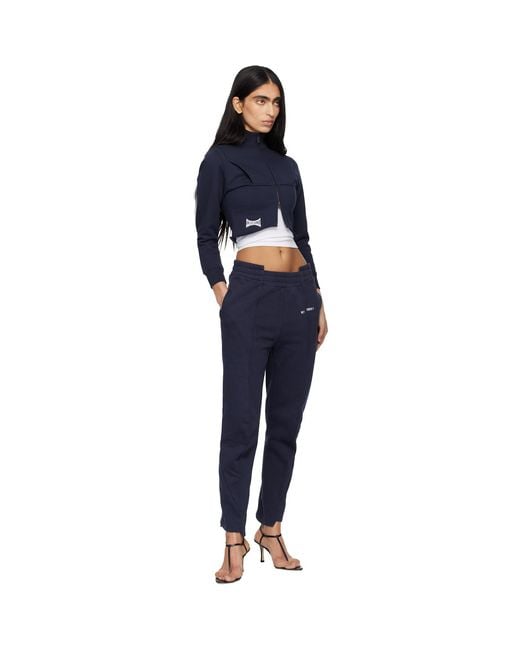 Vetements Blue Cut Up Sweatpants