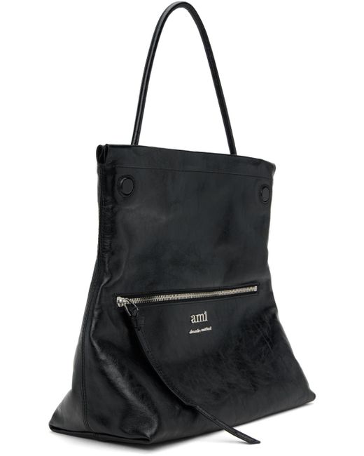 AMI Black Grocery Tote for men