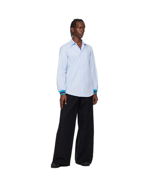 Dries Van Noten White Poplin Shirt for men