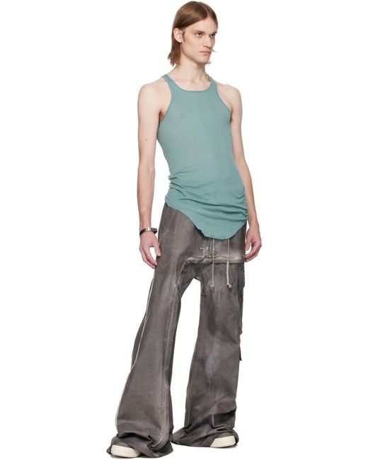 メンズ Rick Owens グレー Hollywood Imbalanced Double Cargo Jumbo Belas デニム パンツ Multicolor