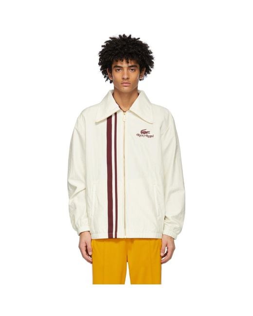 Lacoste Off-white Ricky Regal Edition Nylon Jacket for men