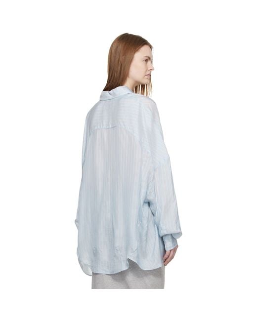 Dries Van Noten White Cotton Cocoon Shirt