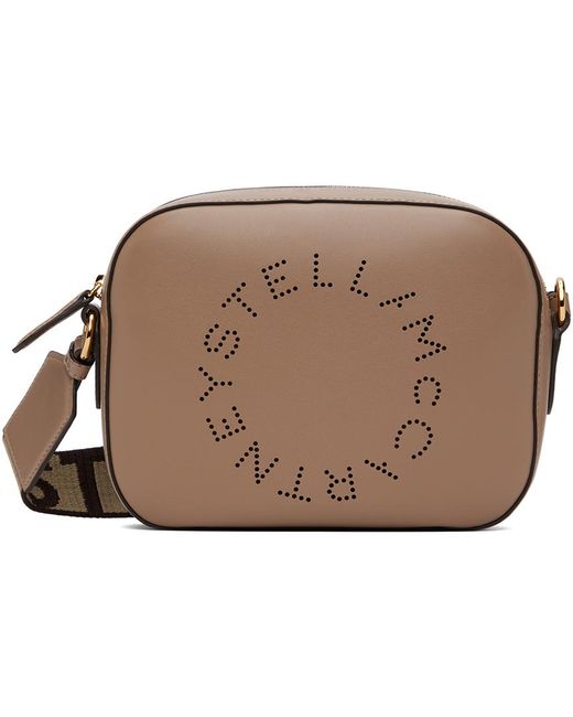 Stella McCartney Multicolor Taupe Logo Camera Bag