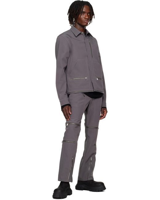 メンズ Rick Owens グレー Hollywood Headon Convertible トラウザーズ 