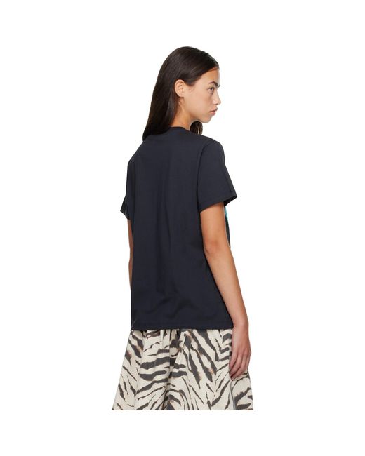 Ganni Blue Banana T-Shirt