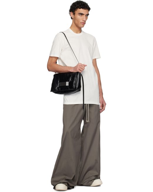 Rick Owens White Off- Short Level T-Shirt for men