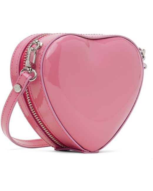 Mini sac à bandoulière en forme de cœur louise rose Vivienne Westwood en coloris Pink