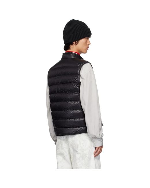Moncler Black Gui Down Vest for men