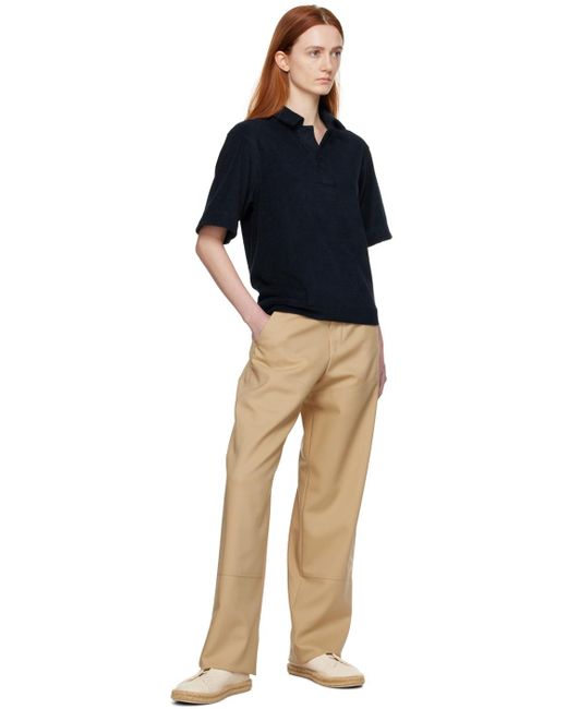 Zegna Natural Beige Workwear Trousers