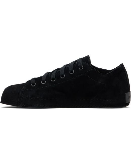 Y-3 Black Suede Nizzastar Lo Sneakers for men