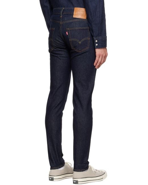 Levi's Blue Indigo 512 Slim Taper Jeans for men