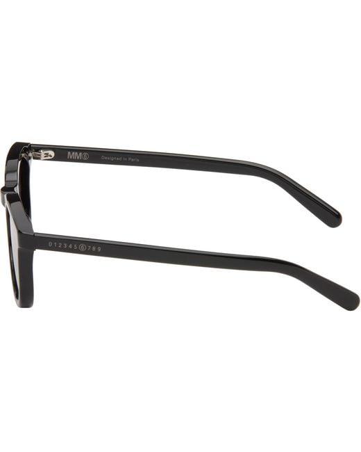 MM6 by Maison Margiela Black 3 Sunglasses for men