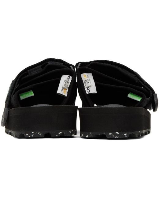 Suicoke Black Moto-cab-eco Sandals for men