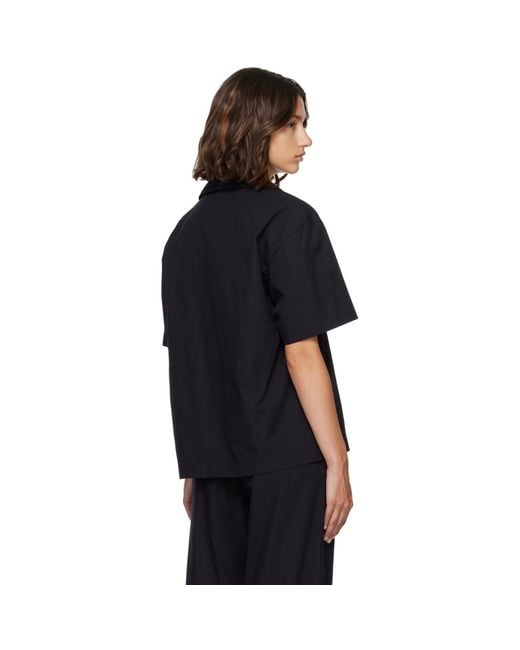 Entire studios Black S/S Pyjama Shirt