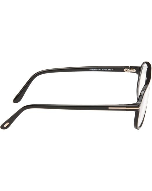 Tom Ford Black Navigator Light Glasses