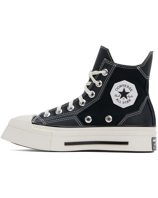 Converse Black Chuck 70 De Luxe Squared High Top Sneakers