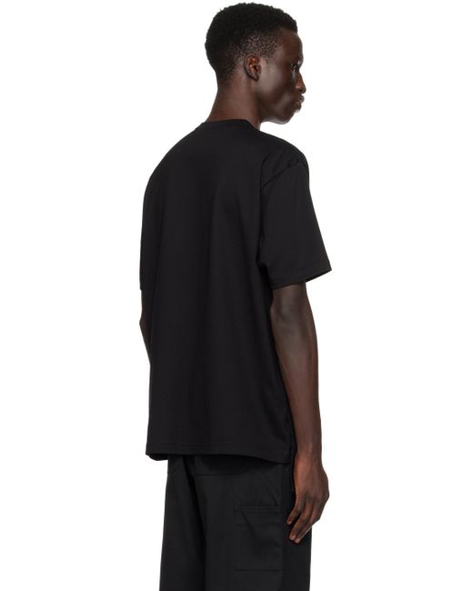 T-shirt étagé noir Junya Watanabe pour homme en coloris Black