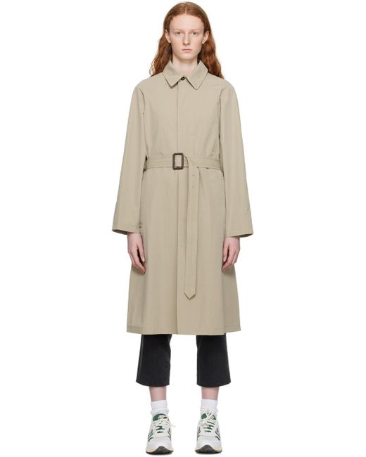 A.P.C. Black . Beige Garance Coat