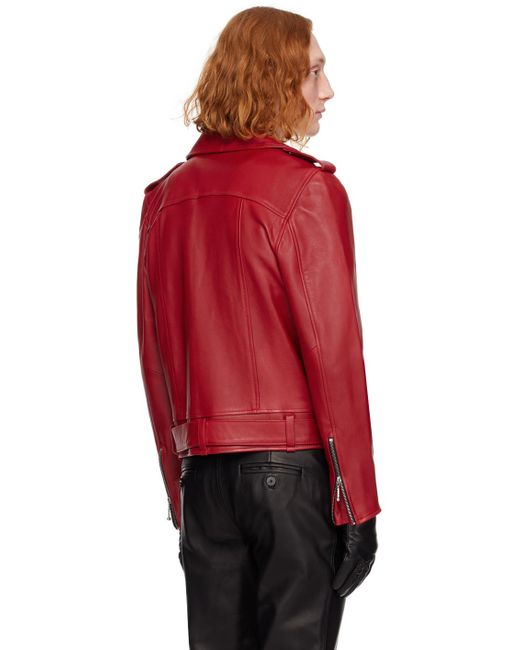 Blouson rouge homme sale