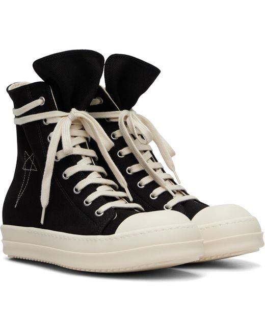 Rick Owens Black Tower Sneaks Sneakers