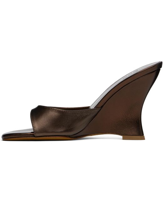 Maryam Nassir Zadeh Black Lido Wedge Heeled Sandals