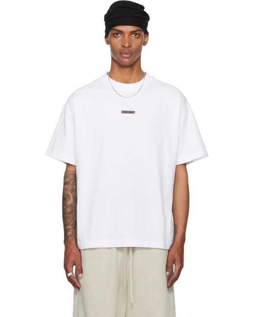 Fear Of God White Vintage Fit T-Shirt for men
