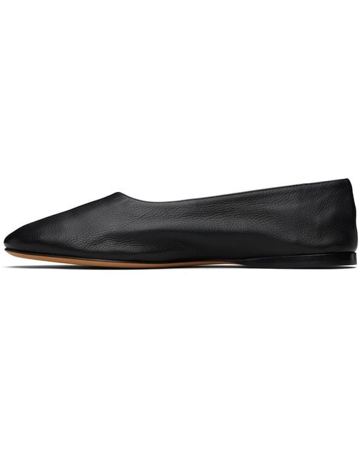 The Row Black Awar Ballerina Flats