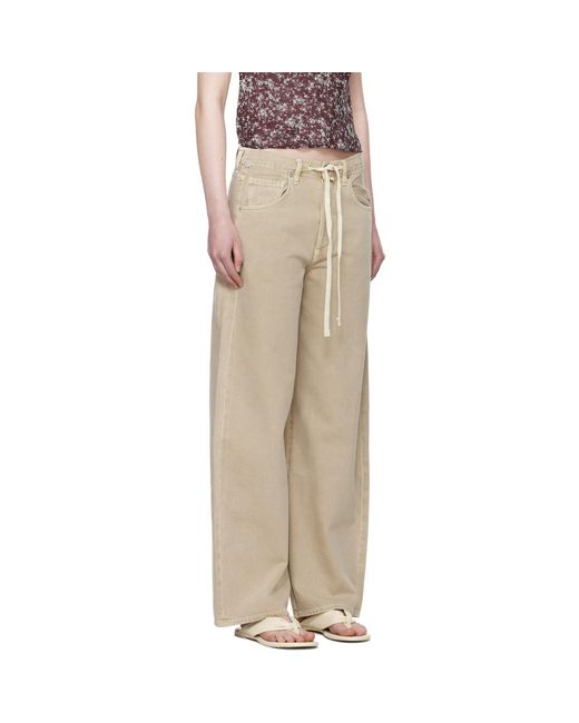Citizens of Humanity Natural Brynn Drawstring Jeans