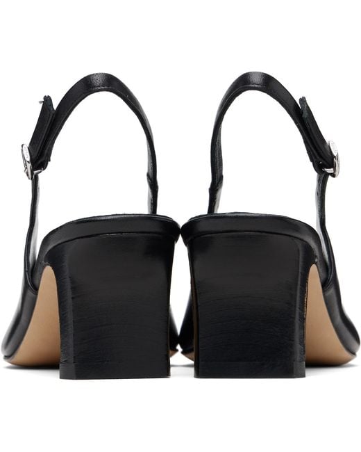 Aeyde Black Liza Heels
