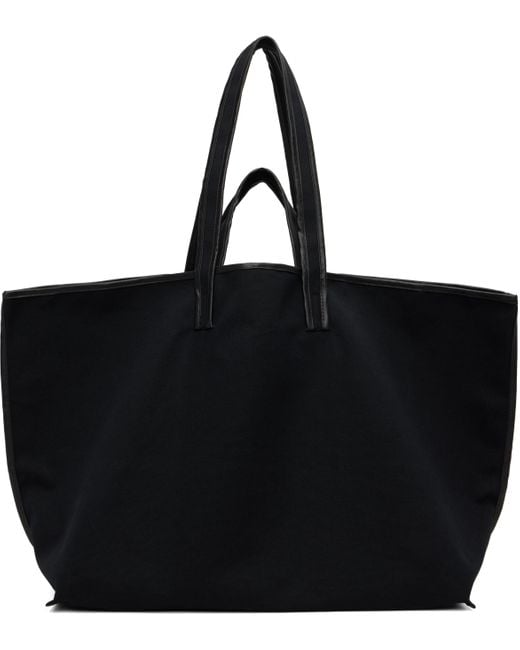 Kassl Black Canvas Tote