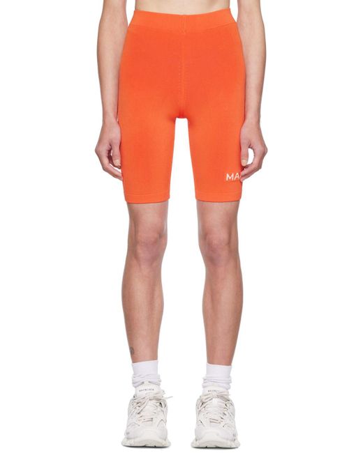 Marc Jacobs Orange 'the Sport Short' Shorts