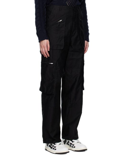 Amiri Black Cargo Pocket Trousers