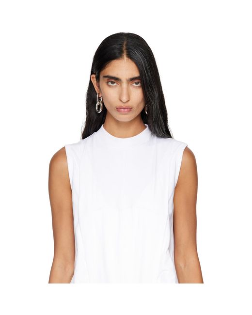 Rabanne Metallic Double Xl Link Earrings